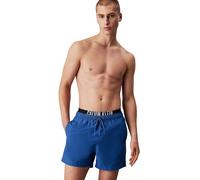 Calvin Klein Bañador Hombre Medium Double con Logotipo en la Cintura, Azul (Patch of Blue), S