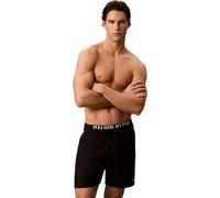 Calvin Klein Bañador Hombre Medium Drawstring Boxer con cordón Ajustable, Negro (Black), S