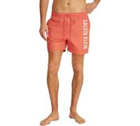 Calvin Klein Bañador Hombre Medium Drawstring con Cintura Ajustable, Naranja (Dazzling Coral), S