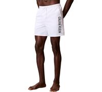 Calvin Klein Bañador Hombre Medium Drawstring con cordón Ajustable, Blanco (Classic White), XL
