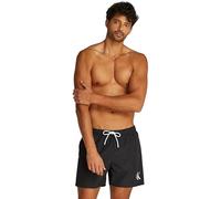 Calvin Klein Bañador Hombre Medium Drawstring con Logotipo, Negro (Pvh Black), M