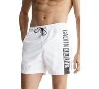 Calvin Klein Bañador Hombre Medium Drawstring Pernera Media, Blanco (Pvh Classic White), XXL