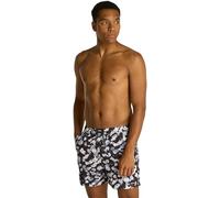 Calvin Klein Bañador Hombre Medium Drawstring-Print para anudar, Multicolor (CK Layered Floral Black AOP), S