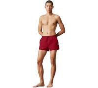 Calvin Klein Bañador Hombre Runner Secado rápido, Rojo (Quaint Berry), S