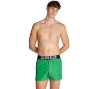 Calvin Klein Bañador Hombre Short con Logotipo en la Cintura, Multicolor (Blossom Green), S
