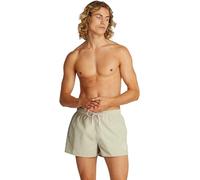 Calvin Klein Bañador Hombre Short Drawstring con cintura ajustable, Beige (Pelican), L