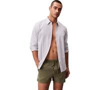 Calvin Klein Bañador Hombre Short Drawstring con cordón Ajustable, Verde (Deep Lichen Green), S