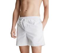 Calvin Klein Bañador para Hombre Short Drawstring Pernera Corta, Blanco (Nimbus Cloud), S