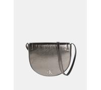 Calvin Klein Bandolera metálica. Plata Variante única