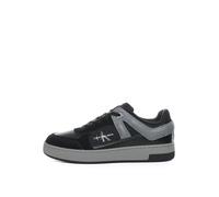 Calvin Klein BASKET Cup Low LACEUP LTH ML MTR - Zapatos deportivos para hombre, negro, 40 EU