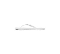 Calvin Klein Beach Sandal Transparent TPU Ym0Ym01267, Chanclas Hombre, White (Bright White/Black), 43 EU