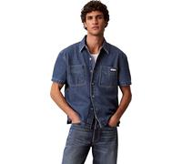 Calvin Klein Beckford Blue Short Sleeve Shirt Lv04rf711g Otras Camisas Hombre