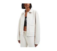 Calvin Klein- Blazer Bordado con Cierre de Botón- Jackets- Mujer- Beige- S- Blazer Bordado con Cierre de Botón