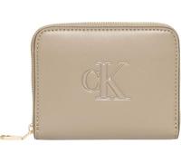 Calvin Klein Bold Ck Medium Zip Around VFU - Desert Taupe One Size, Vfu Desert Taupe, Talla única, Ropa de calle