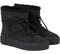 Calvin Klein Bold Vulc Flatf Botas de Nieve Wn, Tenis vulcanizados Mujer, Triple Negro, 36 EU