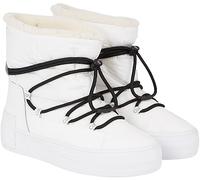 Calvin Klein Bold Vulc FLATF Snow Boot WN YW0YW01181, Zapatilla Vulcanizada Mujer, Blanco (Bright White/Black), 40 EU