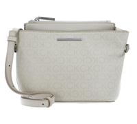 Calvin Klein bolso bandolera Daily Dressed Crossbody Bag EPI Mono Stoney Beige crema