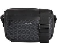 Calvin Klein Bolso bandolera Hombre Must Camera Bag Mono con logotipo impreso, Negro (Classic Mono Black), Talla Única
