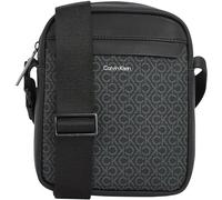 Calvin Klein Bolso bandolera Hombre Must Reporter Mono con logotipo impreso, Negro (Classic Mono Black), Talla Única