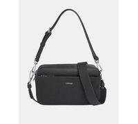 Calvin Klein Bolso bandolera must estampado jacquard. Negro