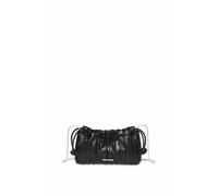 Calvin Klein Bolso bandolera plisado, versión mini. Color Negro
