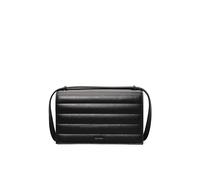 Calvin Klein- Bolso de Hombro Acolchado con Logo- Bags- Mujer- Negro- ONE SIZE- Bolso de Hombro Acolchado con Logo