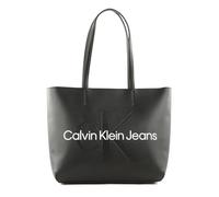 Calvin Klein Jeans Shopper negro / blanco, Talla One Size