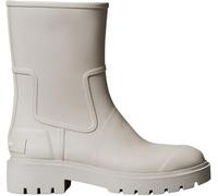Calvin Klein Botas de agua Mujer Mid Rubber Chunky, Marfil (Chateau), 35