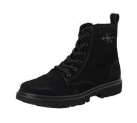 Calvin Klein Botas de media caña Hombre Eva Boot Mid Laceup Iconic con cordones, Negro (Triple Black), 46 EU