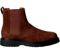 Calvin Klein Botines Chelsea Hombre Combat de ante, Marrón (Sorrel Horse/Black), 44
