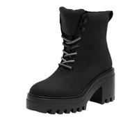 Calvin Klein Botines de media caña Mujer Chunky Heeled Zip con tacón, Negro (Triple Black), 40