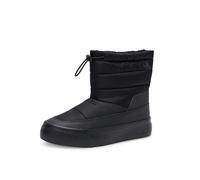 Calvin Klein Botines de media caña Mujer Home Snowboot Nylon Mix con plataforma, Negro (Triple Black), 36