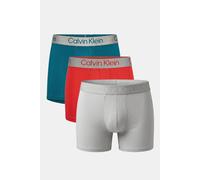 Calvin Klein Boxer Brief 3-pack Vermillion Brown/harbor Mist/teal Talla: M | Bóxeres Outlet | Hombre | Marrón