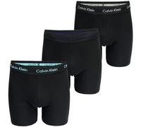 Calvin Klein Boxer Brief 3Pk 000NB1770A Boxer briefs, Negro (B- Cool Wtr, Gry Sand, Evn Bl Lgs), XS Hombre