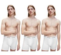 Calvin Klein Boxer Brief 3pk, Hombre, Blanco, M