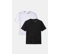 Calvin Klein Boys 2-pack Embroidered Logo Short Sleeve Set Bright White/b Talla: 16 | Camisetas Outlet | kids | Blanco