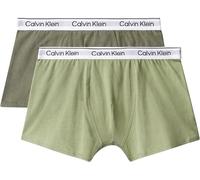 Calvin Klein Boy's, 2Pk Trunk B70B700506, baúl, Oliva Polvoriento/Verde Aceite, 10 años