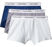 Calvin Klein Boy's, 3Pk Trunk B70B700507, baúl, EstateBlue/Quicksilver/Pleinair, 10 años