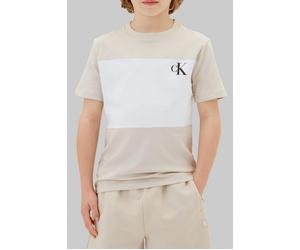 Calvin Klein Boys Color Block 2-pack T-shirts Oatmeal Talla: 8 | Camisetas Outlet | kids