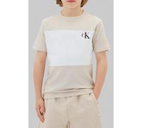 Calvin Klein Boys Color Block 2-pack T-shirts Oatmeal Talla: 8 | Camisetas Outlet | Unisex