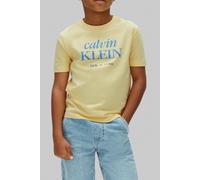 Calvin Klein Boys Logo Ss T-shirt French Vanilla Talla: 14 | Camisetas Outlet | Unisex | Blanco