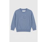 Calvin Klein Boys Quilted Monogram Sweater Satin Blue Talla: 14 | Chalecos Outlet | kids | Azul