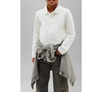 Calvin Klein Boys Solid Pique Polo Long Sleeve Tofu Talla: 12 | Camisas Outlet | Unisex