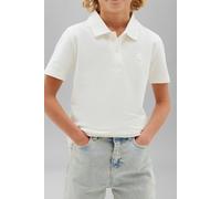 Calvin Klein Boys Solid Pique Polo Short Sleeve Tofu Talla: 8 | Camisas Outlet | Unisex