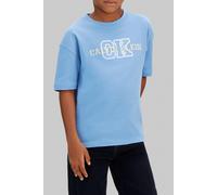 Calvin Klein Boys Varsity Logo Ss T-shirt Provence Talla: 14 | Camisetas Outlet | Unisex