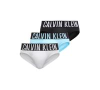 Calvin Klein Hip Brief 3Pk 53 V - Harbor Mist Black Chilly Blue Large, 53 V - Harbor Mist Black Chilly Blue, L