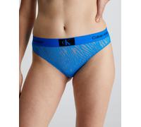 Calvin Klein Braga clásica de talle alto. Azul 40