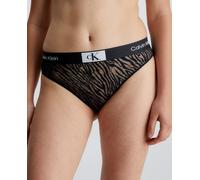 Calvin Klein Braga clásica de talle alto. Negro 34