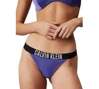 Calvin Klein Braguita de Bikini brasileña Mujer con Detalles distintivos, Azul (Sapphire Blue), S