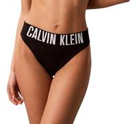 Calvin Klein Braguita de Bikini Mujer Brazilian con Logotipo en la Cintura, Negro (Black), M